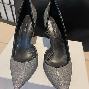 White House Black Market glitter heels size 8